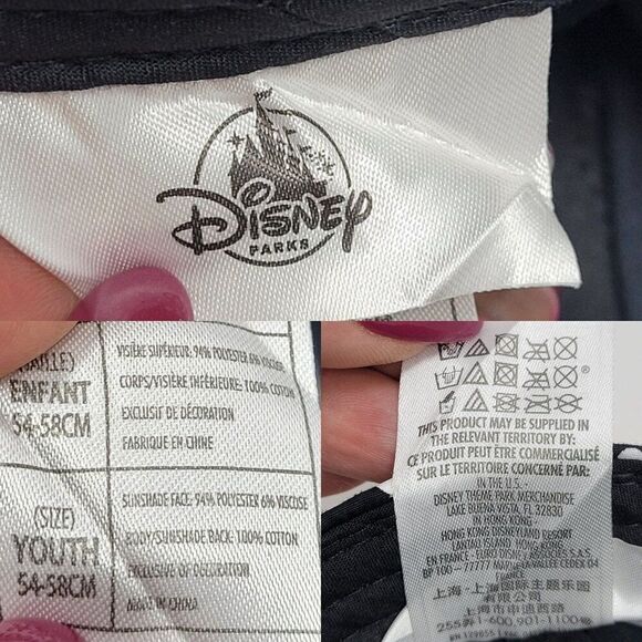 Disney Parks Minnie Mouse Alway‎ Be You Glitter Brim Sequin Bow Hat Baseball Cap - Picture 3 of 8